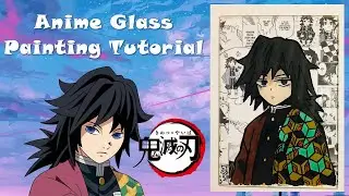 ¡PINTANDO EN VIDRIO POR PRIMERA VEZ! | GLASS PAINTING DE TOMIOKA
