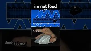 HELP This dude wants to eat me!! Geometry Dash #shorts