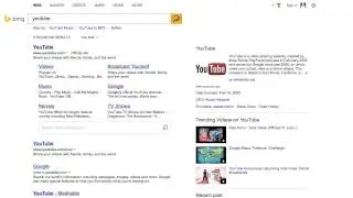 Bing tests a new interface