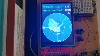 VL53L0X 360° Radar mit maximal Distanz von  1.5 m