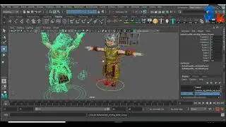 Animation Transfer In Maya | Animation Transfer Between Character Maya | Import/Export Anim Maya