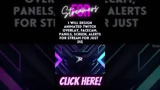Does your twitch account seem boring? make it looks good now with this service and enjoy streaming 🤩