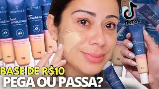 Affordable foundation that went viral on TikTok | Is Mia Make worth the R$10?