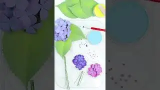 How to Wire a Hydrangea Paper Flower