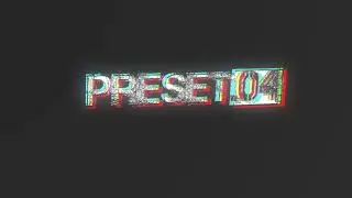 5 Glitch Title Presets - After Effects Template