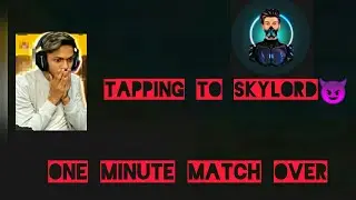 GOD LEVEL HACKER IN MY MATCH 😱😱||ONE MINUTE MATCH OVER 😈|| SKYLORD PUSHING WITH HACKERS 😠😠