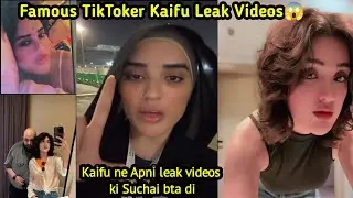 Kaifu leak Video Controversy 😱 TikTok Par Kaifu Ne Khud Kya Bola? Full Statement & Reaction