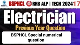 BSPHCL Electrician Numerical question2024 | BSPHCL Electrician Most Important Question|