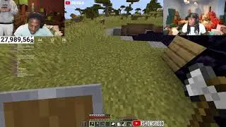 BEATING MINECRAFT HARDCORE PART 4⛏️🍄 ft. Kai Cenat