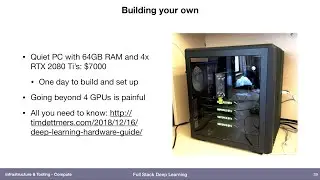 Computing and GPUs (3) - Infrastructure & Tooling - Full Stack Deep Learning