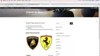 configuring paged quize