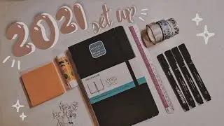 my 2021 bullet journal setup 📒✨