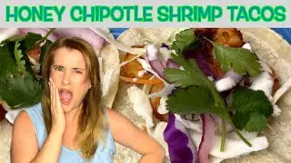 I was SHOCKED at how good these Shrimp Tacos tasted!!!!   🍤🌮