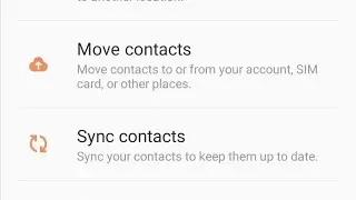 How to move Sim Contacts to Google on Samsung