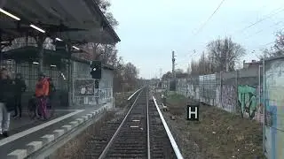 Führerstandsmitfahrt S-Bahn Berlin S26 Teltow Stadt - Südkreuz