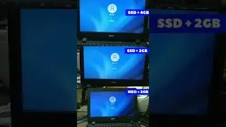Tes Booting HDD vs SSD PNY ram 2gb vs SSD ram 4gb Windows 11