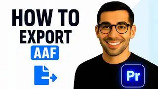 How To Export AAF from Premiere for Pro Tools? (UPDATED)