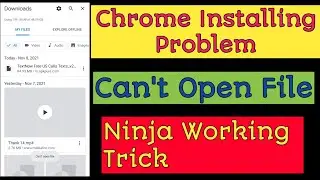 can't open file problem chrome || How To solve cannot open file problem