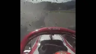 Kimi Raikkonen and Sebastian Vettel crash on final lap of Austrian GP...