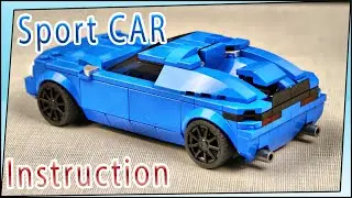 Lego my MOC sport car Build instructions /Инструкция.