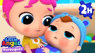 O Joãozinho Está Gripado! | 2 HORAS DE LITTLE ANGEL BRASIL | Músicas Infantis em Português