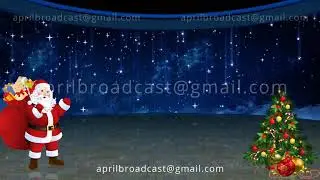 Christmas TV Studio Set 27 - Virtual Green Screen Background Loop