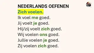 Zich voelen - We leren NEDERLANDS! DUTCH