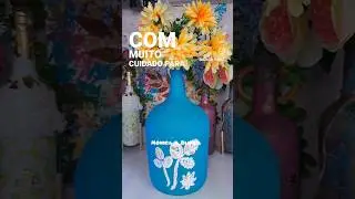 Jarra ou candeeiro. Qual preferes? #garrafinha #diy #artesanato #reciclagem