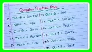 Computer shortcut key|Use of ctrl shortcut keys|Important shortcut keys 2023|Data Education|