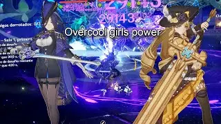 Clorinde + Lisa rocks! C0 Clorinde & C0 Navia destroying abyss 12: 4☆ weapons only.【原神】
