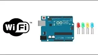 Turn on four LEDs connected to Arduino UNO via WIFI