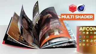 C4D Multi Shader In Redshift and Cinema 4d Standard Material