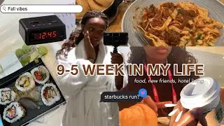 WEEKLY WORK VLOG #1  | starting my apprenticeship, new friends, food