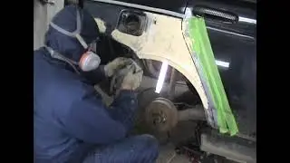 Ремонт заднего крыла на приоре. Часть Первая.