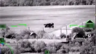 This Russian Ka-52 attack chopper crew thought that they have targeted and destroyed Leopard 2 tanks