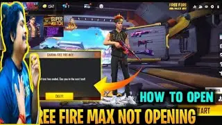 How to Open Free Fire Max || why free fire max not opening problem solved?