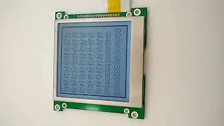 Square COB Type Screen STN Monochrome LCD 160*160 Graphic LCD Display