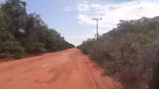 passando por uma reserva de mata grande
