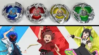 New Beyblade X Products Preview and Test Battles! BX-01 to BX-04 Beyblades Parts Reveal!