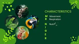 Characteristics of Living Things.
