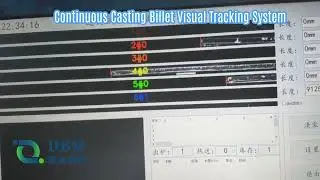 Continuous Casting Billet Visual Tracking System - online positioning recognition and measurement