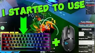 Blox fruits Dragon Pvp  | I switched from Controller to Keyboard and mouse in Blox fruits (Part:3 )