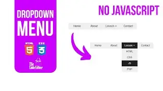 Dropdown Menu with HTML & CSS / No JavaScript