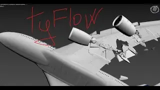 tyflow Ariplane Crash Test