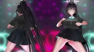 【MMD】The Magic Bomb (+Backview)【Kakudate Karin - Blue Archive】