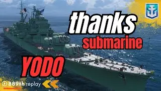 The Cruiser Yodo: Smart Submarine with Cruiser Yodo World of Warships #wows #worldofwarships #gaming
