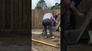 Making A #Porcelain Circular #Patio With Wood Effect Planks #Shorts #USA