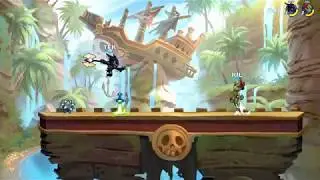 Ragnir beating a taunting, cocky Scarlet