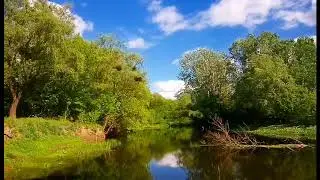 ФУТАЖИ ДЛЯ МОНТАЖА. Красивая природа. Река.