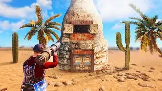 Зарейдил ДОМ-ПЕЧКУ в Пустыне с Кучей Ресурсов Внутри! - Rust/Раст Выживание.